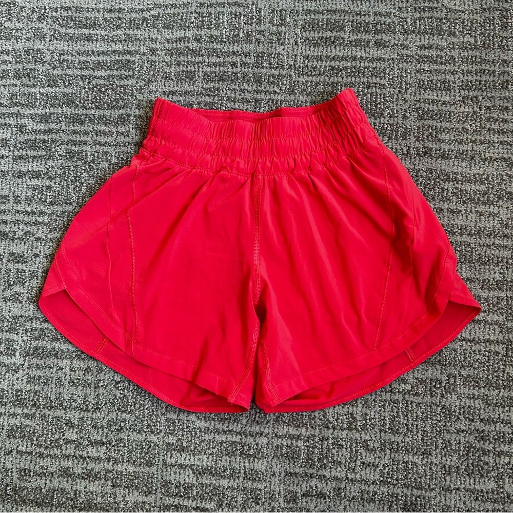 Lululemon High Rise 4 inch Inseam Shorts